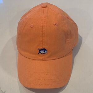 Southern Tide Mini Skipjack Baseball Hat in Melon Orange Adjustable NWOT